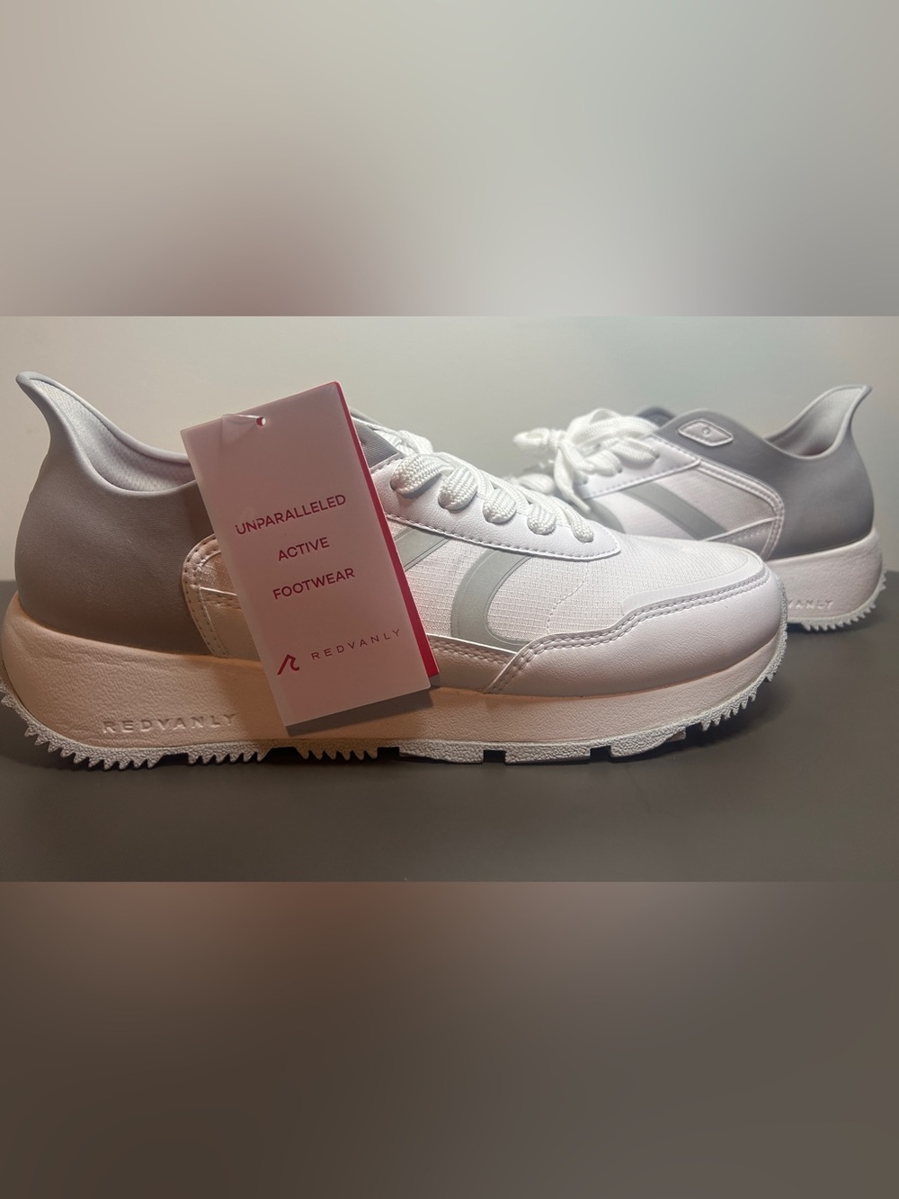 NWT Redvanly Challenger Spikeless Golf Shoes Gray White - Men's Size 11
